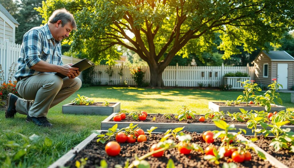 choosing garden location