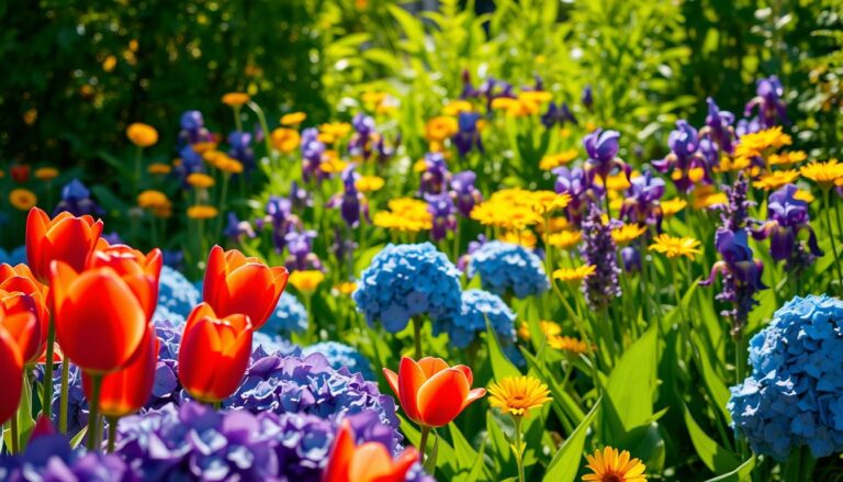 colorful garden plants