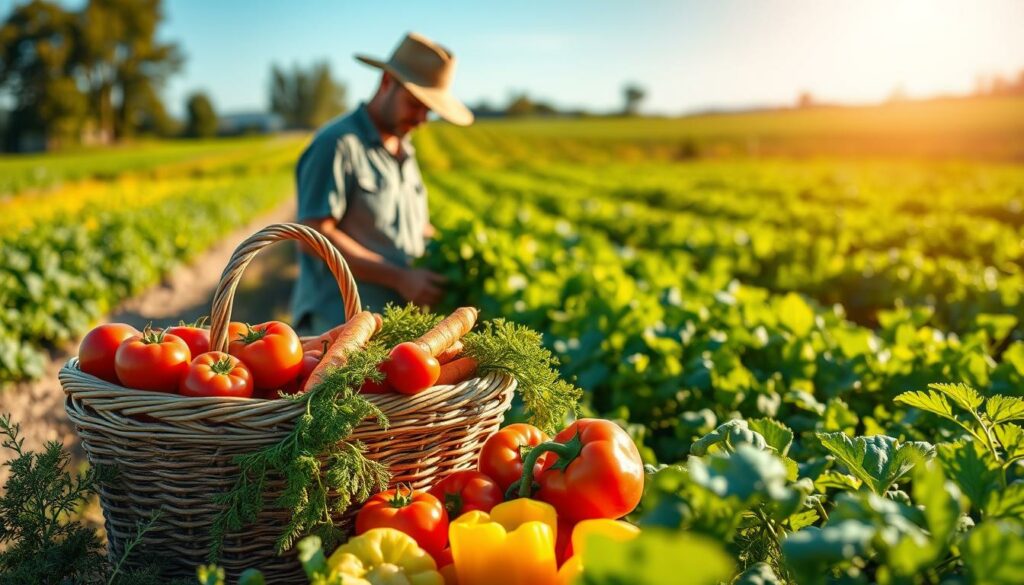 harvest season for vegetables