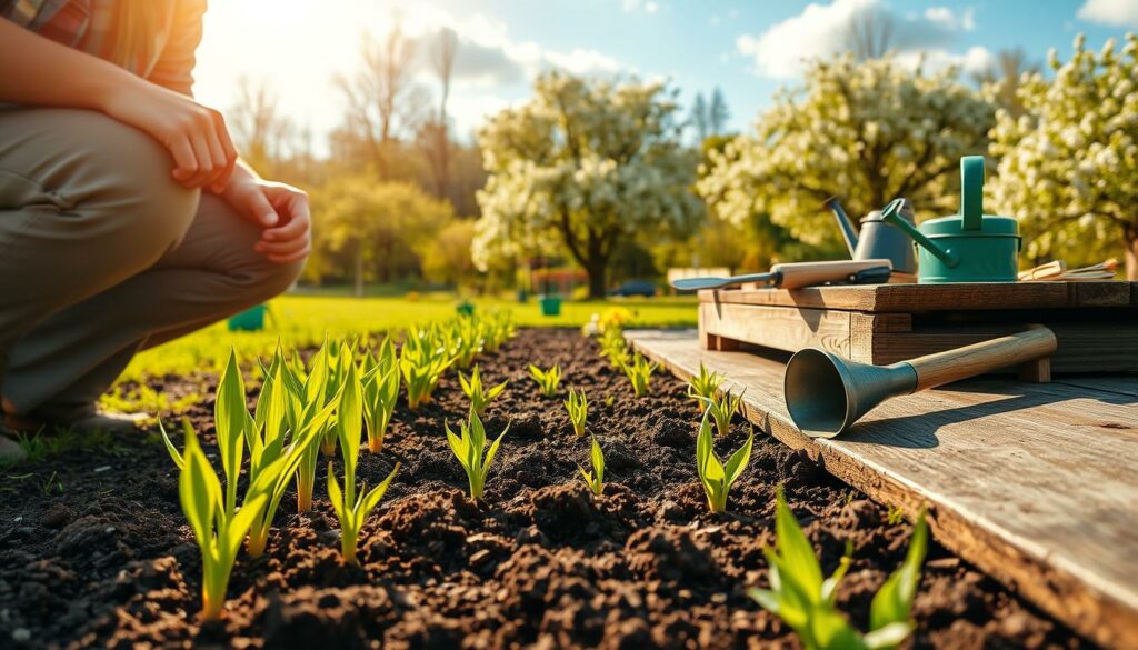 preparing garden for weather transitions