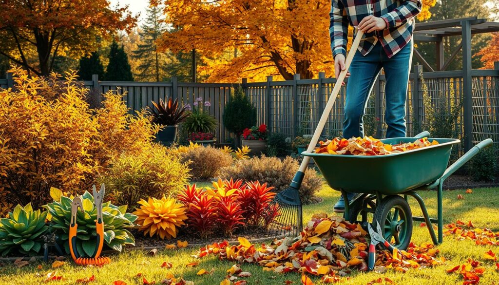seasonal garden clean up