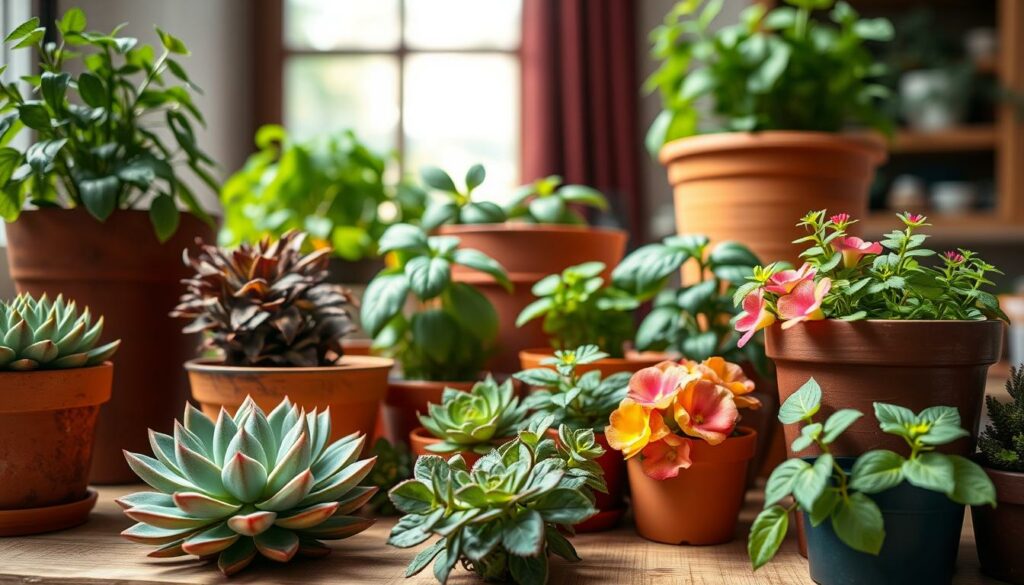types of potted plants