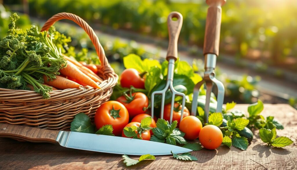 vegetable harvesting tools and equipment