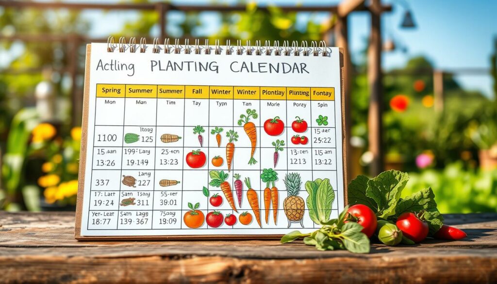vegetable planting calendar