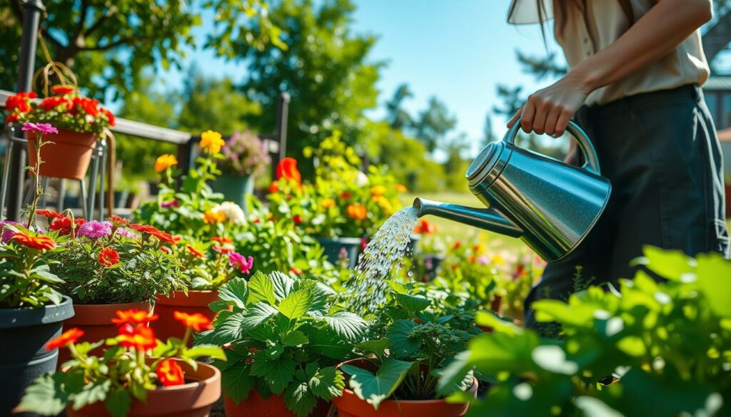 watering tips for summer plants